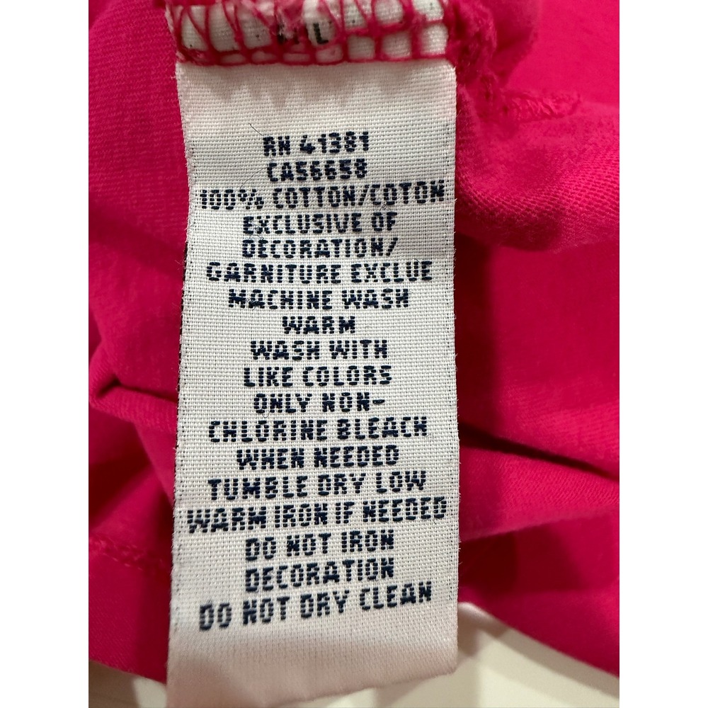 Polo Ralph Lauren Mens Magenta Pink Short Sleeve Crewneck T-Shirt Size Medium - Picture 5 of 6